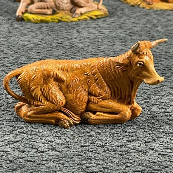 VTG 4 Fontanini Roman Italy Depose Xmas Nativity Animals Camel Cow Donkey Bull - Picture 2 of 16